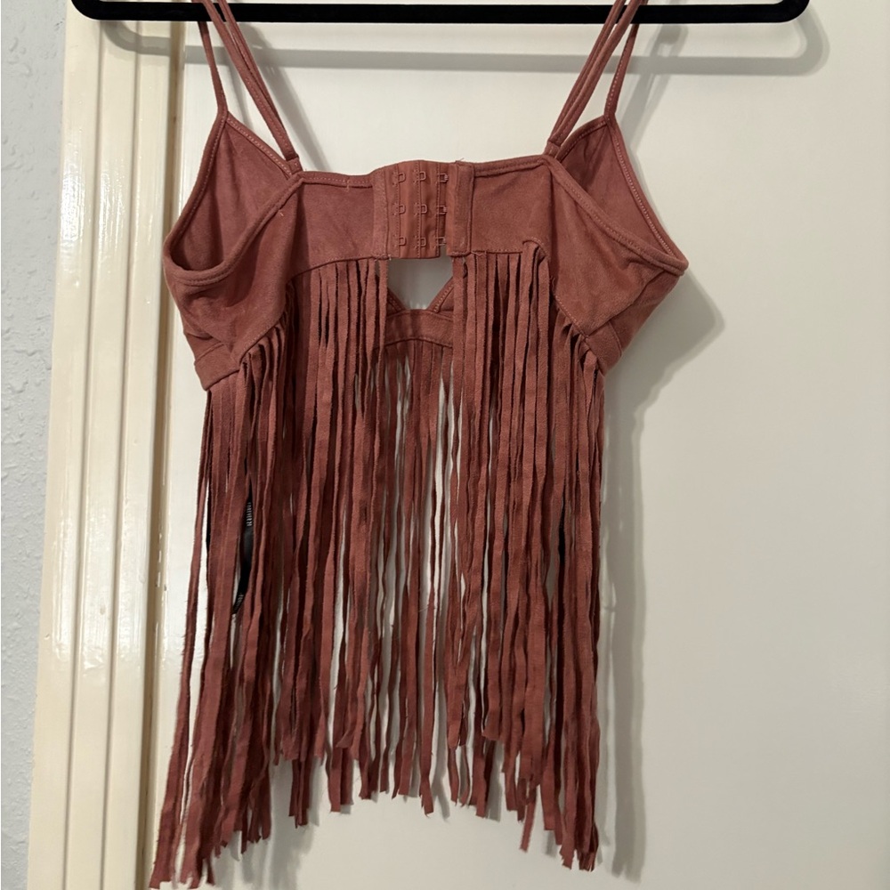 ❤️‍🔥3 for $20❤️‍🔥 Fringe Bralette Top - Picture 3 of 5